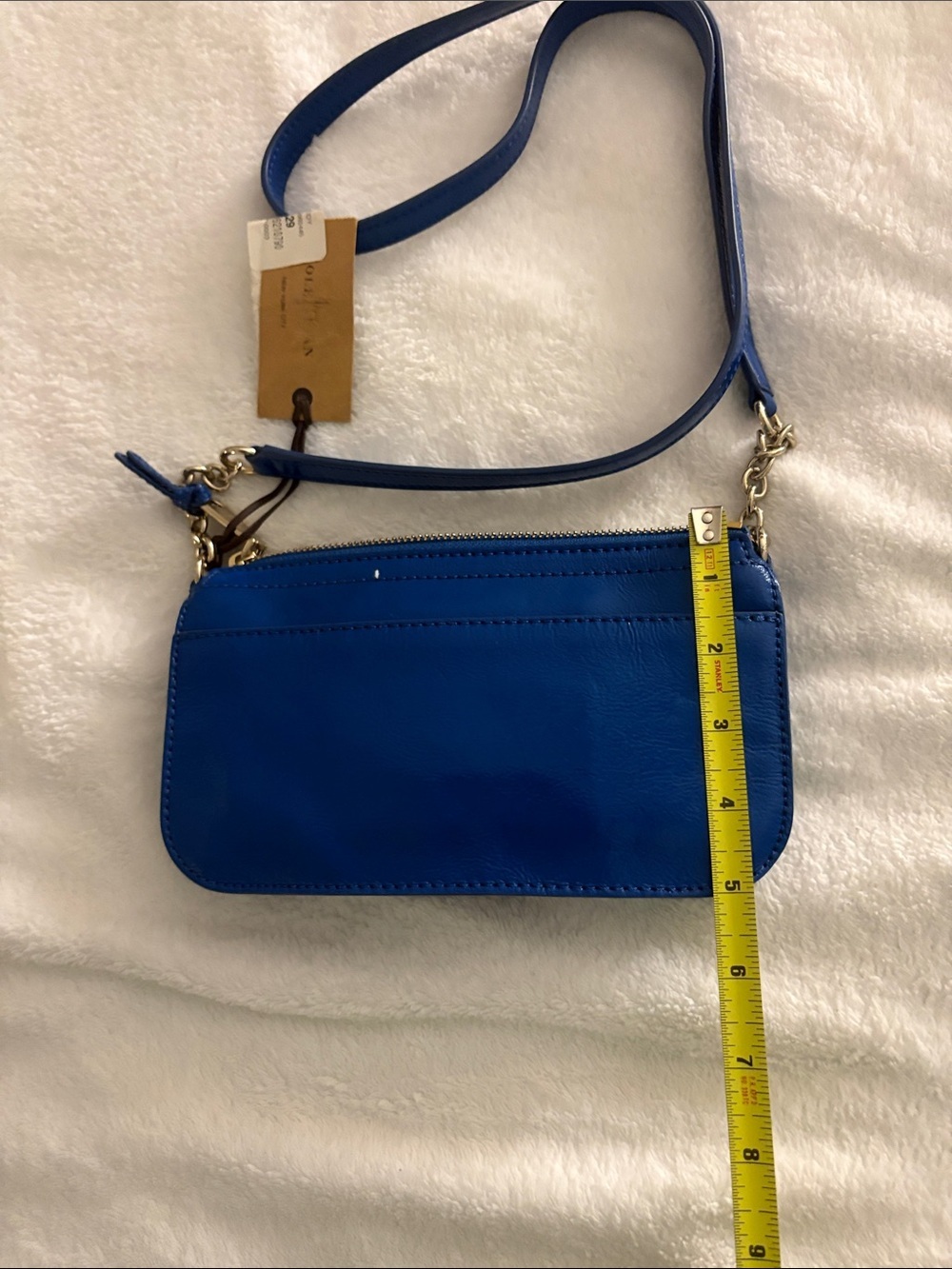 Cole Haan Royal Blue Crossbody with Gold-Tone Hardware - Picture 3 of 4